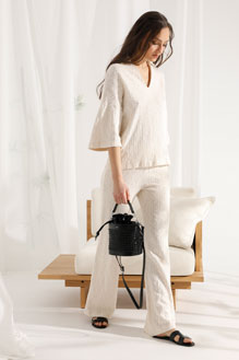 Majica sa kragnom i V izrezom Tiffany Production